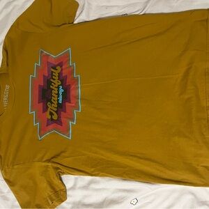 Thankful Always Graphic Tee - Mustard Yellow